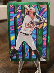Jackson Holliday [Green Lava] Baseball Cards 2023 Bowman's Best Him Prices