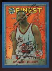 Robert Horry w Coating Basketball Cards 1995 Finest Prices