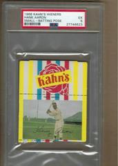 Hank Aaron [Small Batting Pose] Baseball Cards 1968 Kahn's Wieners Prices