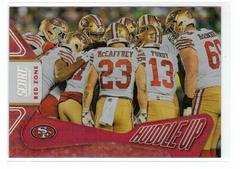 San Francisco 49ers [Red Zone] #4 Football Cards 2023 Panini Score Huddle Up Prices