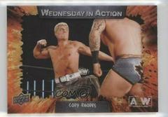 Cody Rhodes Wrestling Cards 2021 Upper Deck AEW Wednesday in Action Prices