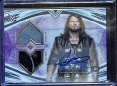 AJ Styles [Purple] #DRA-AJ Wrestling Cards 2020 Topps WWE Undisputed Dual Relic Autographs Prices