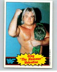 Greg The Hammer Valentine Wrestling Cards 1985 O Pee Chee WWF Prices