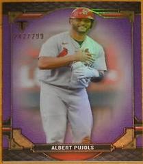 Albert Pujols [Amethyst] #71 Baseball Cards 2022 Topps Triple Threads Prices