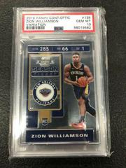 Zion Williamson [Variation] #135 Basketball Cards 2019 Panini Contenders Optic Prices