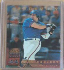 Jose Canseco [Longevity] Baseball Cards 1998 Leaf Rookies & Stars Prices