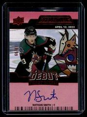 Nathan Smith #DTAA-NS Hockey Cards 2022 Upper Deck Credentials Debut Ticket Access Autograph Prices