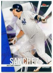 Gary Sanchez #112 Baseball Cards 2017 Topps Finest Prices