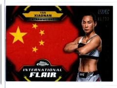 Yan Xiaonan [Black Refractor] #IFL-9 Ufc Cards 2024 Topps Chrome UFC International Flair Prices