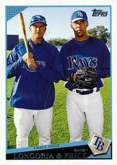David Price, Evan Longoria Baseball Cards 2009 Topps Prices