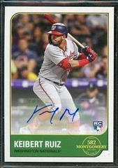 Keibert Ruiz [Autograph] Baseball Cards 2022 Topps 582 Montgomery Club Set 1 Prices