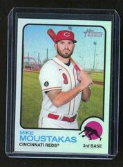 Mike Moustakas [Chrome Refractor] Baseball Cards 2022 Topps Heritage Prices