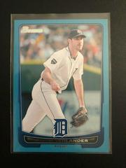 Justin Verlander [Blue] #77 Baseball Cards 2012 Bowman Prices