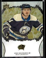 Cole Sillinger [Gold] Hockey Cards 2021 Upper Deck Ice Exquisite Collection Rookies Prices