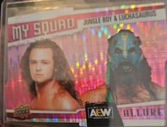 Jack Perry, Luchasaurus [Pink] #MC-1 Wrestling Cards 2022 Upper Deck Allure AEW My Squad Prices