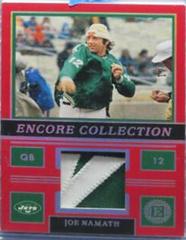 Joe Namath [Ruby] #EC-4 Football Cards 2022 Panini Encased Encore Collection Prices