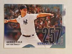 Gerrit Cole Baseball Cards 2023 Topps Japan Edition Strength in Numbers Prices
