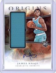 James Nnaji #18 Basketball Cards 2023 Panini Origins Rookie Jersey Autograph Prices