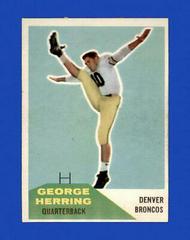 George Herring Football Cards 1960 Fleer Prices