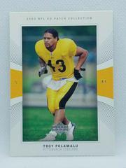 Troy Polamalu Football Cards 2003 Upper Deck Patch Collection Prices