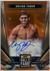 Urijah Faber [Orange Refractor] #HFA-UFA Ufc Cards 2024 Topps Chrome UFC Hall of Fame Autograph Prices