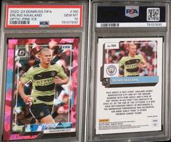 Erling Haaland [Optic Pink Ice] Soccer Cards 2022 Panini Donruss Prices