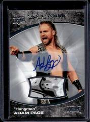 Hangman Adam Page [Autograph Memorabilia] Wrestling Cards 2021 Upper Deck AEW Spectrum Prices