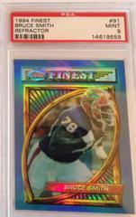 Bruce Smith [Refractor] #91 Football Cards 1994 Topps Finest Prices