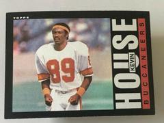 Kevin House #172 Football Cards 1985 Topps Prices