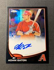 Adam Eaton [Black Refractor] #155 Baseball Cards 2013 Topps Chrome Rookie Autograph Prices