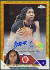 Breya Cunningham [Gold Wave] #CA-BC Basketball Cards 2023 Topps Chrome McDonald's All American Autographs Prices