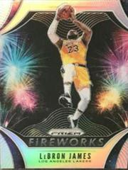 LeBron James [Silver Prizm] Basketball Cards 2019 Panini Prizm Fireworks Prices