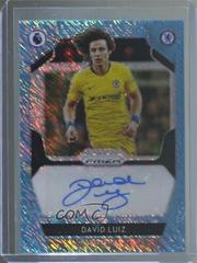 David Luiz [Blue Shimmer] Soccer Cards 2019 Panini Prizm Premier League Signatures Prices