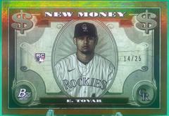 Ezequiel Tovar [Orange] #NM-7 Baseball Cards 2023 Bowman Platinum New Money Prices