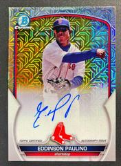 Eddinson Paulino #BCMA-EP Baseball Cards 2023 Bowman Chrome Prospect Mega Box Autographs Prices
