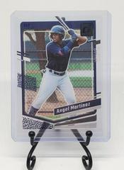 Angel Martinez [Blue] Baseball Cards 2023 Panini Chronicles Clearly Donruss Prices
