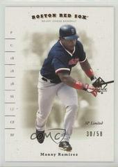 Manny Ramirez Baseball Cards 2001 SP Authentic Prices