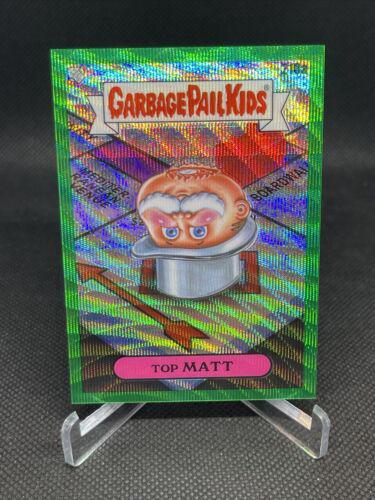 Top MATT [Green Wave Refractor] #210a 2022 Garbage Pail Kids Chrome