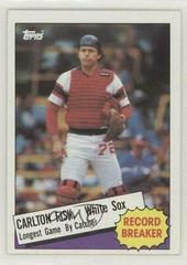 Carlton Fisk Baseball Cards 1985 Topps Prices