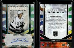 Sean Durzi [Spectrum] #SC-SD Hockey Cards 2022 Upper Deck Black Diamond Sparkling Scripts Prices