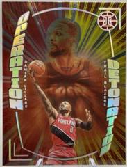 Damian Lillard [Asia Red Yellow] #32 Basketball Cards 2021 Panini Illusions Operation Detonation Prices