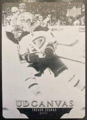 Trevor Zegras [Printing Plate] #C121 Hockey Cards 2023 Upper Deck UD Canvas Prices