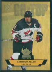 Cameron Allen Hockey Cards 2023 Upper Deck Team Canada Juniors Go To The Top Prices