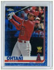 Shohei Ohtani [Batting Blue Wave Refractor] #1 Baseball Cards 2019 Topps Chrome Prices