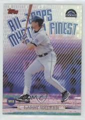 Larry Walker [Refractor] Baseball Cards 1999 Topps All Mystery Finest Prices