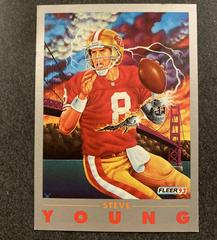 Steve Young #247 Football Cards 1993 Fleer Prices