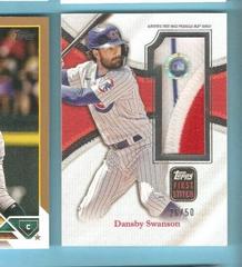 Dansby Swanson #FSP-DSW Baseball Cards 2023 Topps Update First Stitch Patch Prices