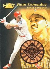Juan Gonzalez [Bronze] Baseball Cards 1997 Pinnacle Mint Collection Prices