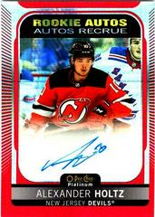 Alexander Holtz [Red Prism] #R-AH Hockey Cards 2021 O-Pee-Chee Rookie Autographs Prices