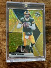 Aaron Rodgers [No Huddle Gold] Football Cards 2020 Panini Mosaic Prices